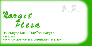 margit plesa business card